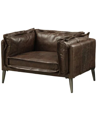 Acme Furniture Acme Porchester Chair In Brown