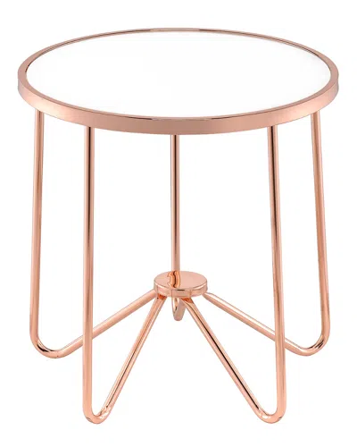 Acme Furniture Alivia End Table In Pink