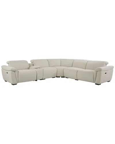 Acme Furniture Dayana Power Motion Sectional Sofa In Neutral