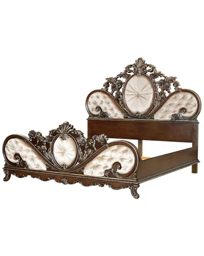 Acme Furniture Devany Bed In Brown