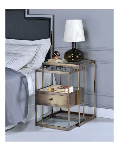 Acme Furniture Enca 2pc Pack Nesting Tables Set
