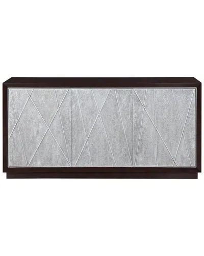 Acme Furniture Geranio Console Cabinet In Gray