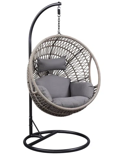 Acme Furniture Hanging Chair In Gray