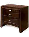 Acme Furniture Ireland I/storage Nightstand In Brown