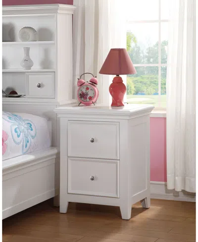 Acme Furniture Lacey Nightstand With 2 Drawers In White