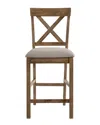 Acme Furniture Martha Ii Counter Height Chair Set Of 2