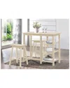 Acme Furniture Nyssa Counter Height Set 3pc Set