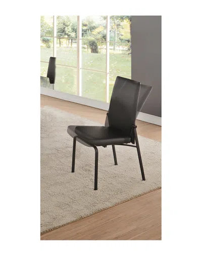 Acme Furniture Osias Side Chair Set Of 2 In Black