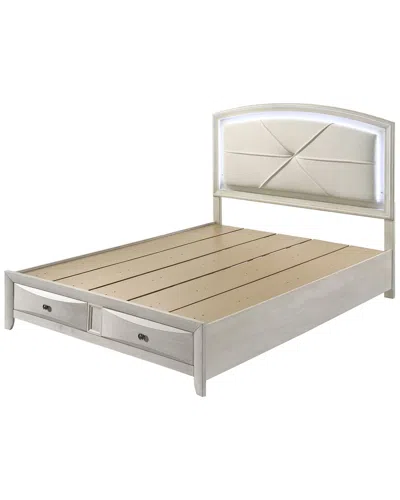Acme Ramondi Queen Bed W/storage & Led