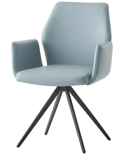 Acme Furniture Segismunda Side Chair With Swivel In Blue