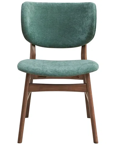 Acme Furniture Set Of 2 Bevis Side Chairs In Green