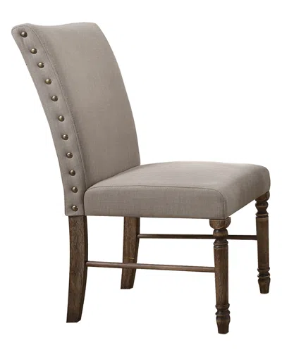 Acme Furniture Set Of 2 Leventis Side Chairs
