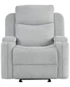 Acme Galya Motion Glider Recliner In Gray