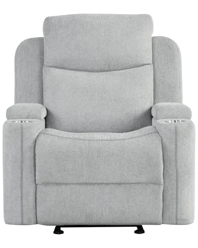 Acme Galya Motion Glider Recliner, Light Gray Chen