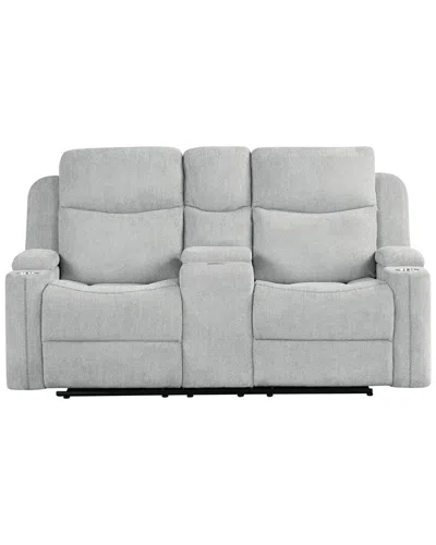 Acme Galya Motion Loveseat W/console