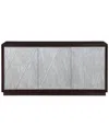 Acme Furniture Geranio Console Cabinet In Gray