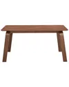 Acme Ginny Dining Table In Brown