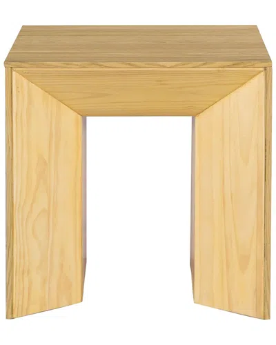 Acme Harold End Table, Natural Oak