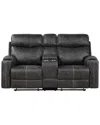 Acme Hirah Motion Loveseat W/console & Usb Port ,