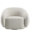 Acme Isabel Chair W/swivel In Neutral