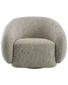 Acme Isabel Chair W/swivel In Gray