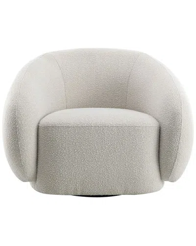 Acme Isabel Chair W/swivel, Beige Boucle