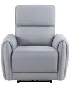 Acme Jeromie Power Motion Recliner W/usb Port In Gray