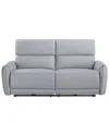 Acme Jeromie Power Motion Loveseat W/usb Port In Gray