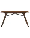 Acme Kaela Dining Table In Brown