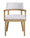 Acme Kasem Arm Chair(set-2) In White