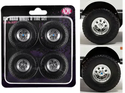 Acme Offroad 35" Mag Wheel And Tire Set Of 4 Pieces From 1971 Chevrolet K5 Blazer In Black