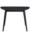 Acme Real Dining Table In Black