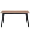 Acme Rebi Dining Table In Brown