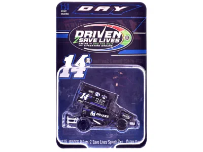 Acme Winged Sprint Car #14cc Corey Day (blue Version) "driven 2 Save Lives" Jason Meyers Racing (2025) 1/