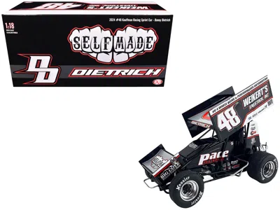 Acme Winged Sprint Car #48 Danny Dietrich "weikert's Livestock Inc." Gary Kauffman Racing (2024) 1/18 Die In Black