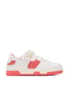 Acne Studios 08sthlm Low Pop M Sneakers - Leather - White/pink In White