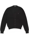 Acne Studios 100% Cotton Knit Sweater In Black