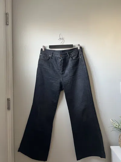 Pre-owned Acne Studios 1978 Bootcut Jeans In Black