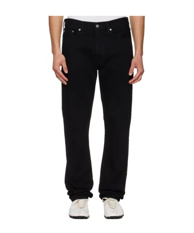 Acne Studios 1979m Belt Loop Jeans In Black