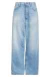 Acne Studios 1981 Distressed Baggy Fit Jeans In Light Blue 228