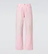 Acne Studios 1981m Wide-leg Distressed Jeans