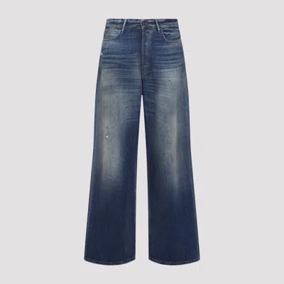 Acne Studios Straight-leg Distressed Jeans In Blue