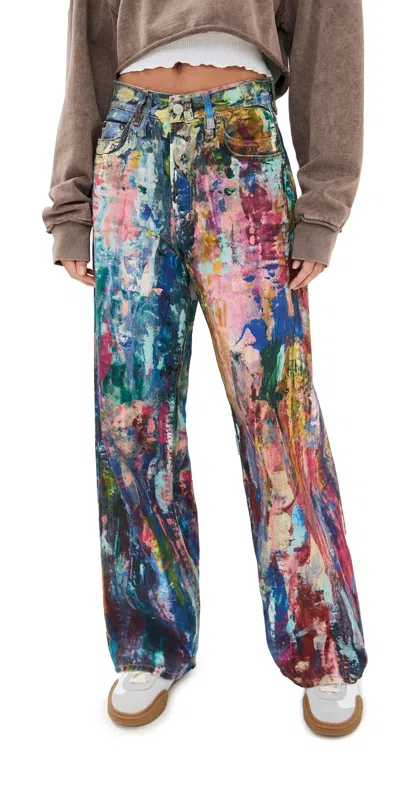 ACNE STUDIOS 1981 JEANS BLUE/MULTI