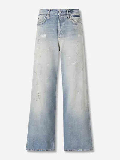 Acne Studios 1981 Straight Jeans In Blue