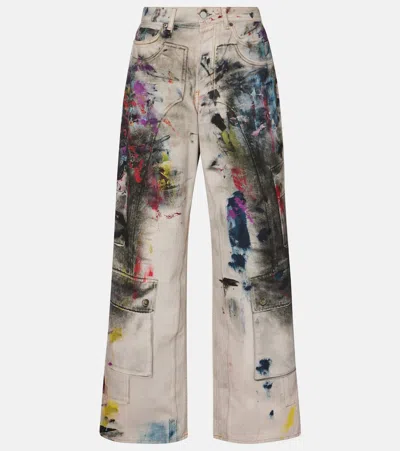 Acne Studios 1981 Trompe L'oeil Wide-leg Jeans