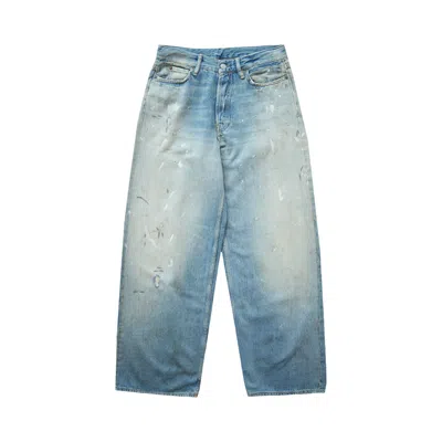 Pre-owned Acne Studios 1981 U Black Trafalgar Jeans 'light Blue' | Men's Size Xxl