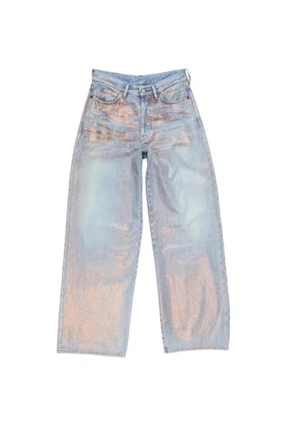 Acne Studios 1981 U Glitter Dawn Jeans In Blue