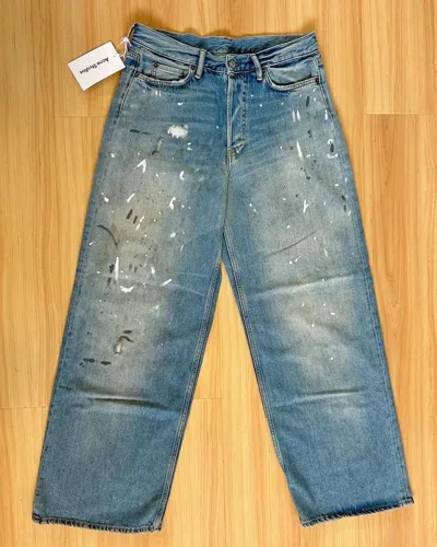 Pre-owned Acne Studios 1981f Loose Fit Jeans Trafalgar In Blue