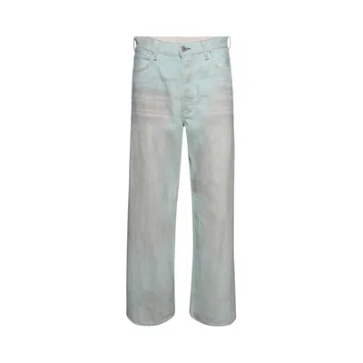 Pre-owned Acne Studios 1981m Baggy Fit Jeans 'mint Green' | Men's Size 52