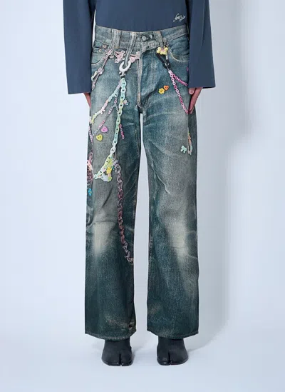 Acne Studios Men 1981m Jeans In Blue